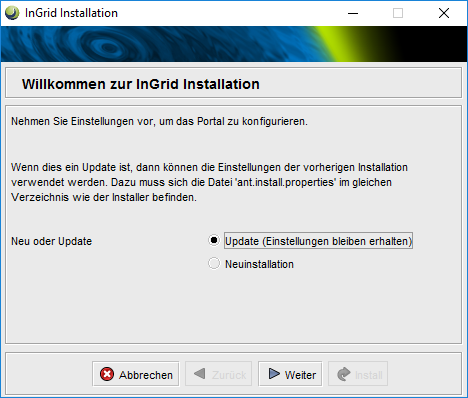 Portal Installer - Update