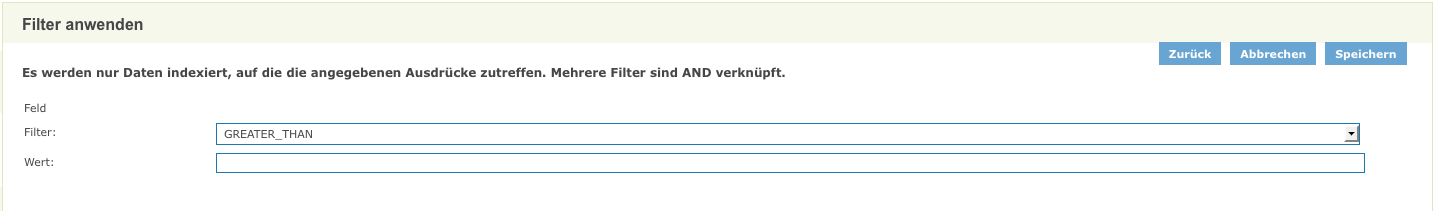 Filter Definieren