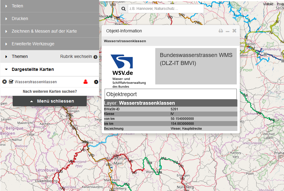 Webmap Client - GetFeatureInfo