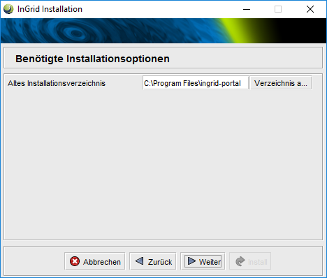 Portal Installer - Update Installation