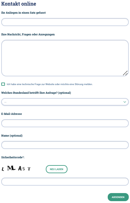 Erweiterung des Kontaktformulars von UVP für Zammad