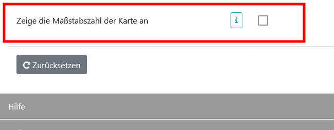 Karten: Maßstabszahl statt Maßstabslinie - Admin-Oberfläche Mapclient Karten: Maßstabszahl statt Maßstabslinie - Admin-Oberfläche Mapclient