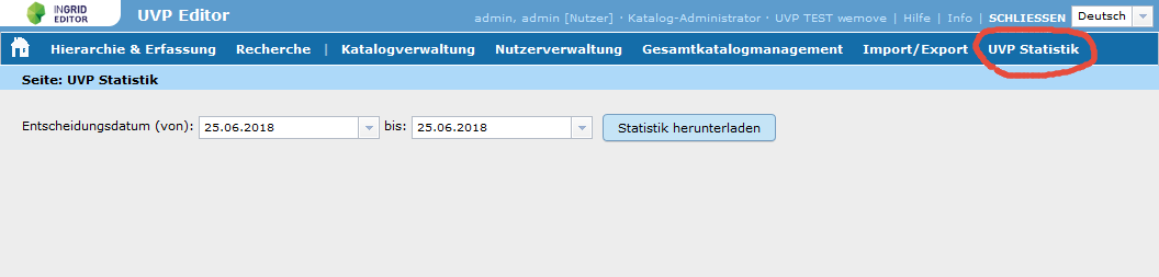 Statistische Euswertung für EU Berichtspflicht Statistische Euswertung für EU Berichtspflicht