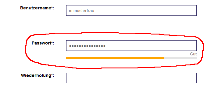 Einführung einer Passwort Policy bei der Registrierung im Portal Einführung einer Passwort Policy bei der Registrierung im Portal